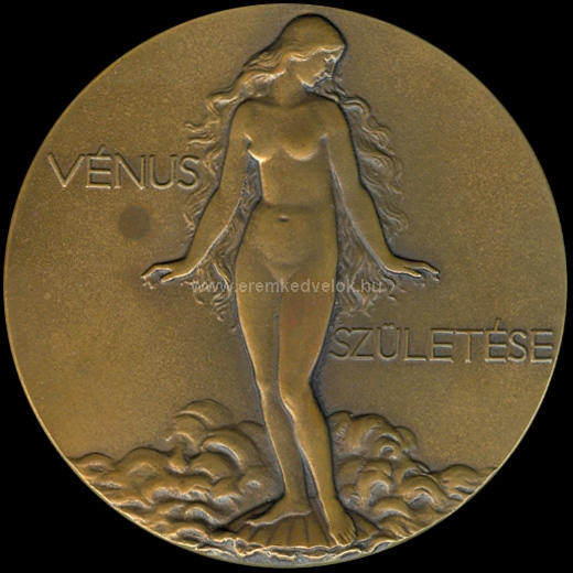 1927 Reményi József: Venus születése / Danaidák bronz érem