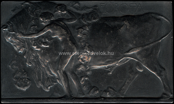 1907 Franges Rbert: Eurpa ezst plakett