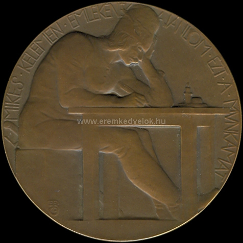 1908 Beck . Flp: Mikes Kelemen bronz plakett