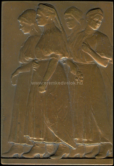 1908 Remnyi Jzsef: Kalotaszeg bronz rem