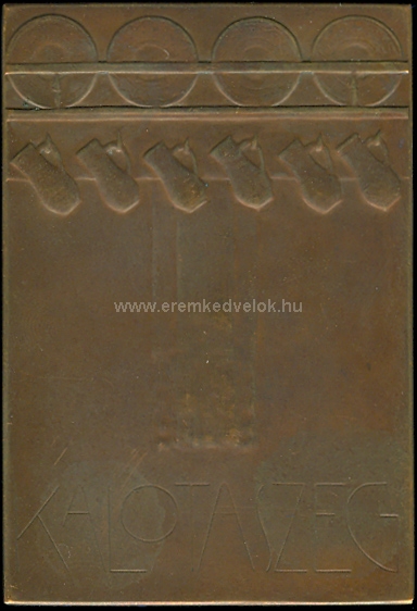 1908 Remnyi Jzsef: Kalotaszeg bronz rem