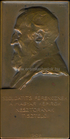 1908 Telcs Ede: Szoldatits Ferenc plakett
