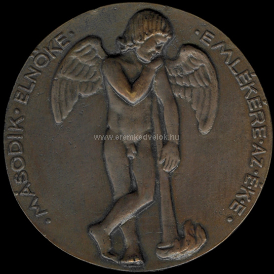 1926 Bern Lajos: gr. Batthyny Vilmos bronz rem