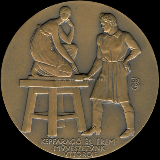 1930 Beck . Flp: Ferenczy Istvn bronz rem